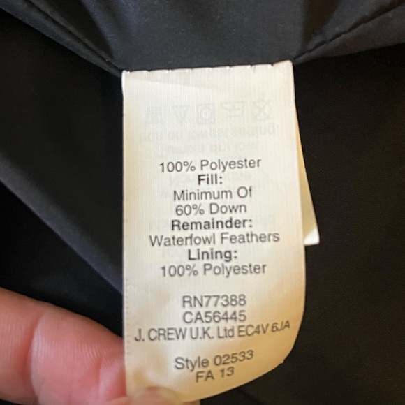 J. Crew Black and White Herringbone Vest Size Small - Picture 6 of 7